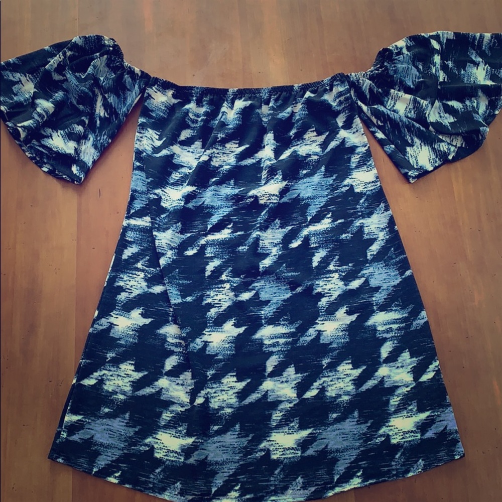 Tyche Strapless shift dress